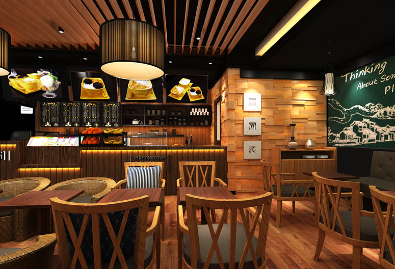 港式甜品店设计