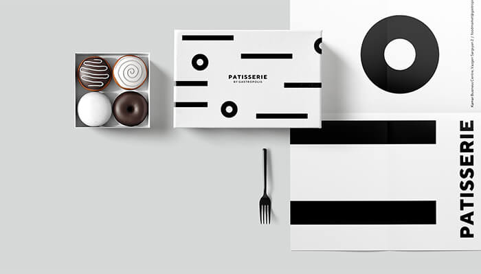 黑白餐飲品牌設(shè)計(jì)