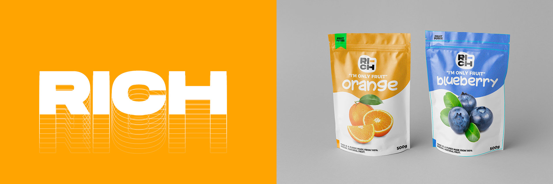 果泥，果醬產品包裝設計