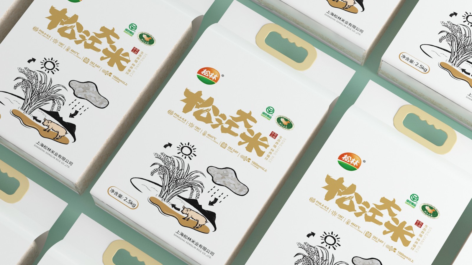 美御大米品牌策設計案例